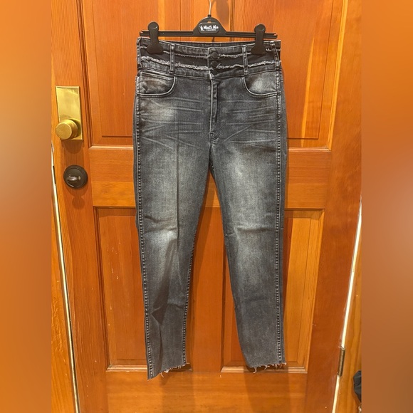 Hudson Holly Skinny High Rise Jeans With Raw Hem - Picture 4 of 16